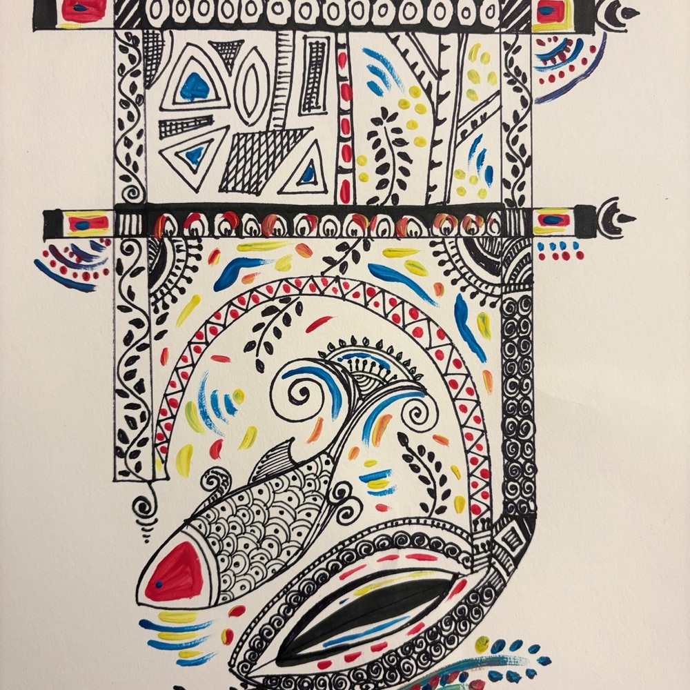Colorful Abstract Art Print - Picture 3 of 4